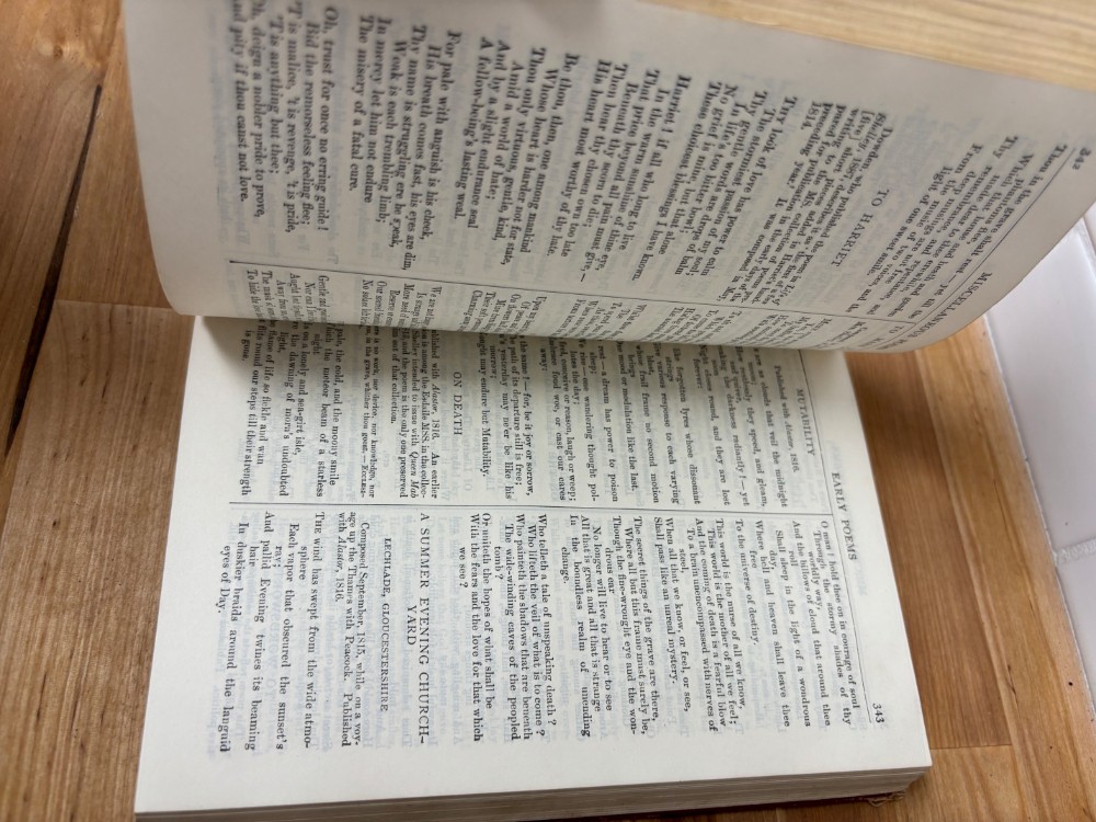 Book The Complete Poetical Works of Percy Bysshe Shelley & John Keats 1925 Hardcover Antique