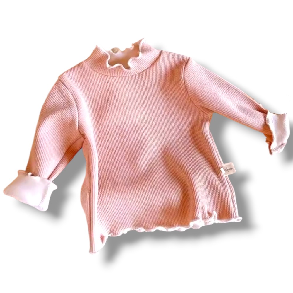 Ribbed Knit L/S Shirt