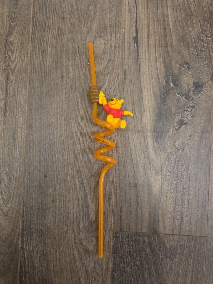 Walt Disney World Pooh Straw