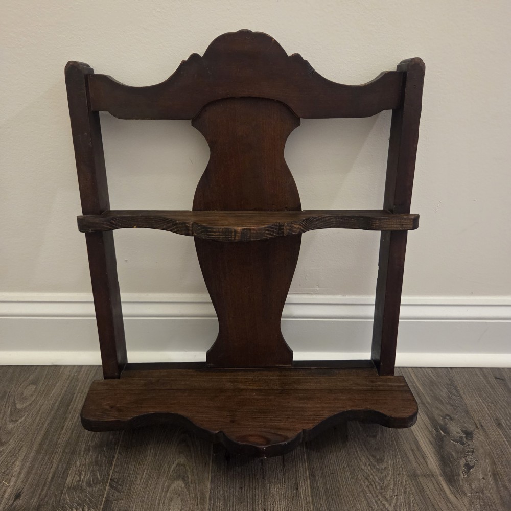 VTG Wall Shelf Made From Old Chair