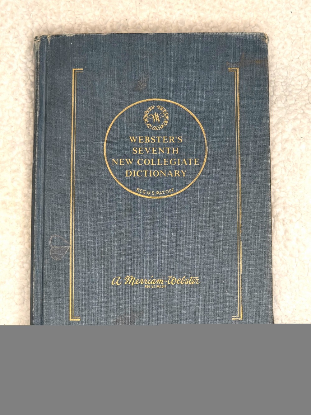 1967 Websters Collegiate Dictionary