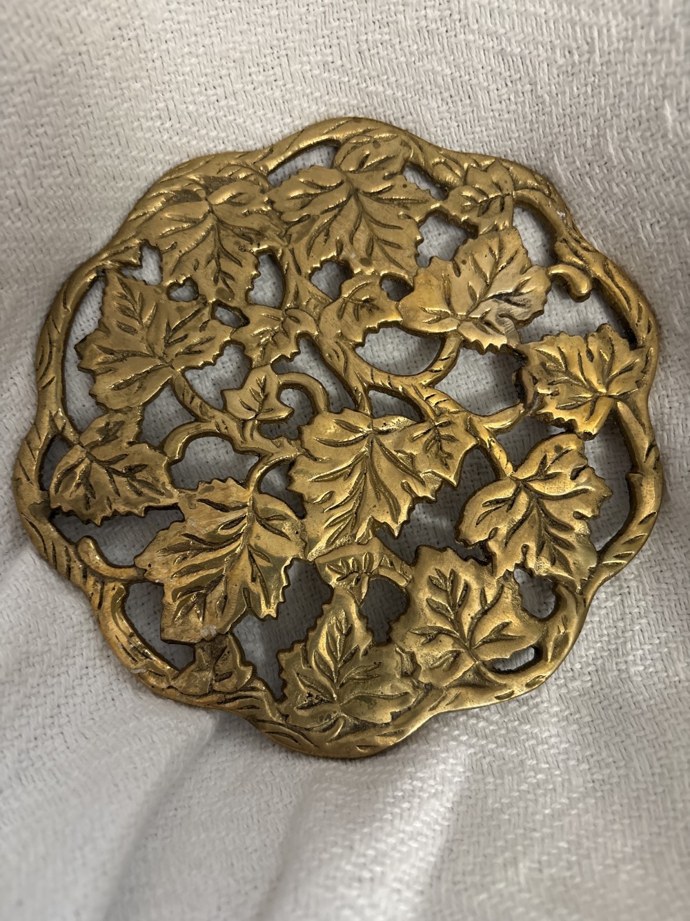 Vintage Brass Trivet