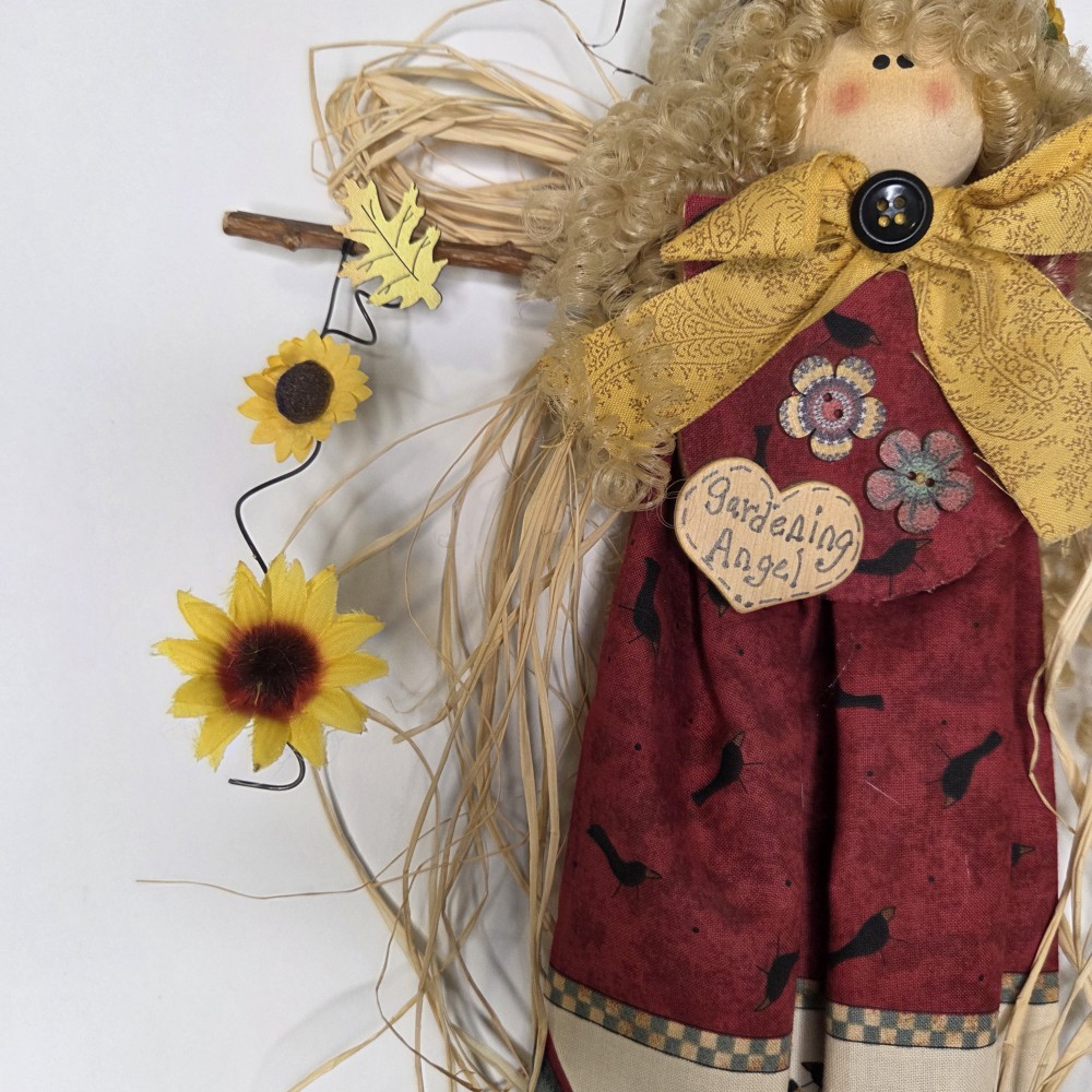 VTG Handmade Country Gardening Angel