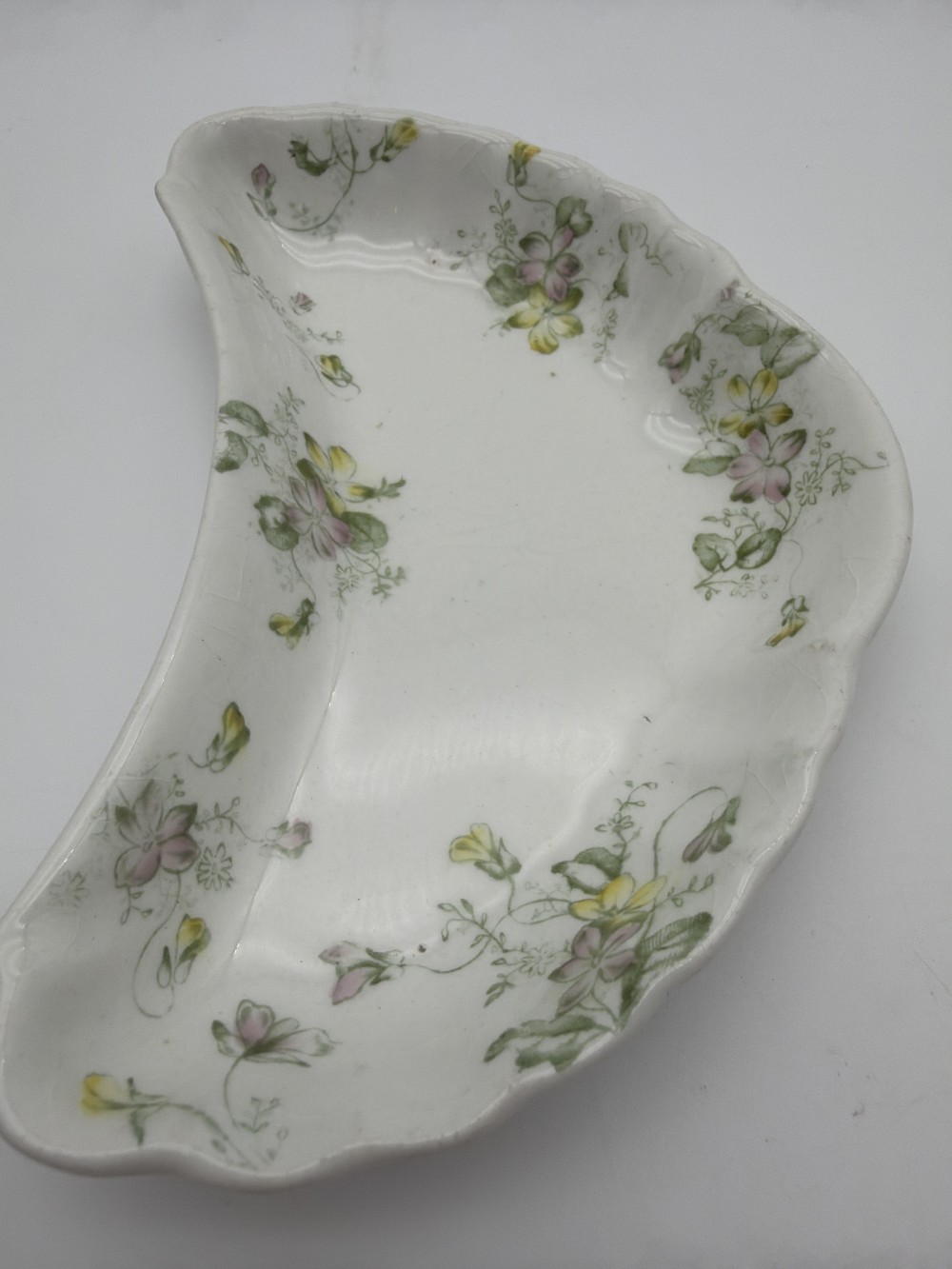 Vtg Warwick Floral Bone Dish #4