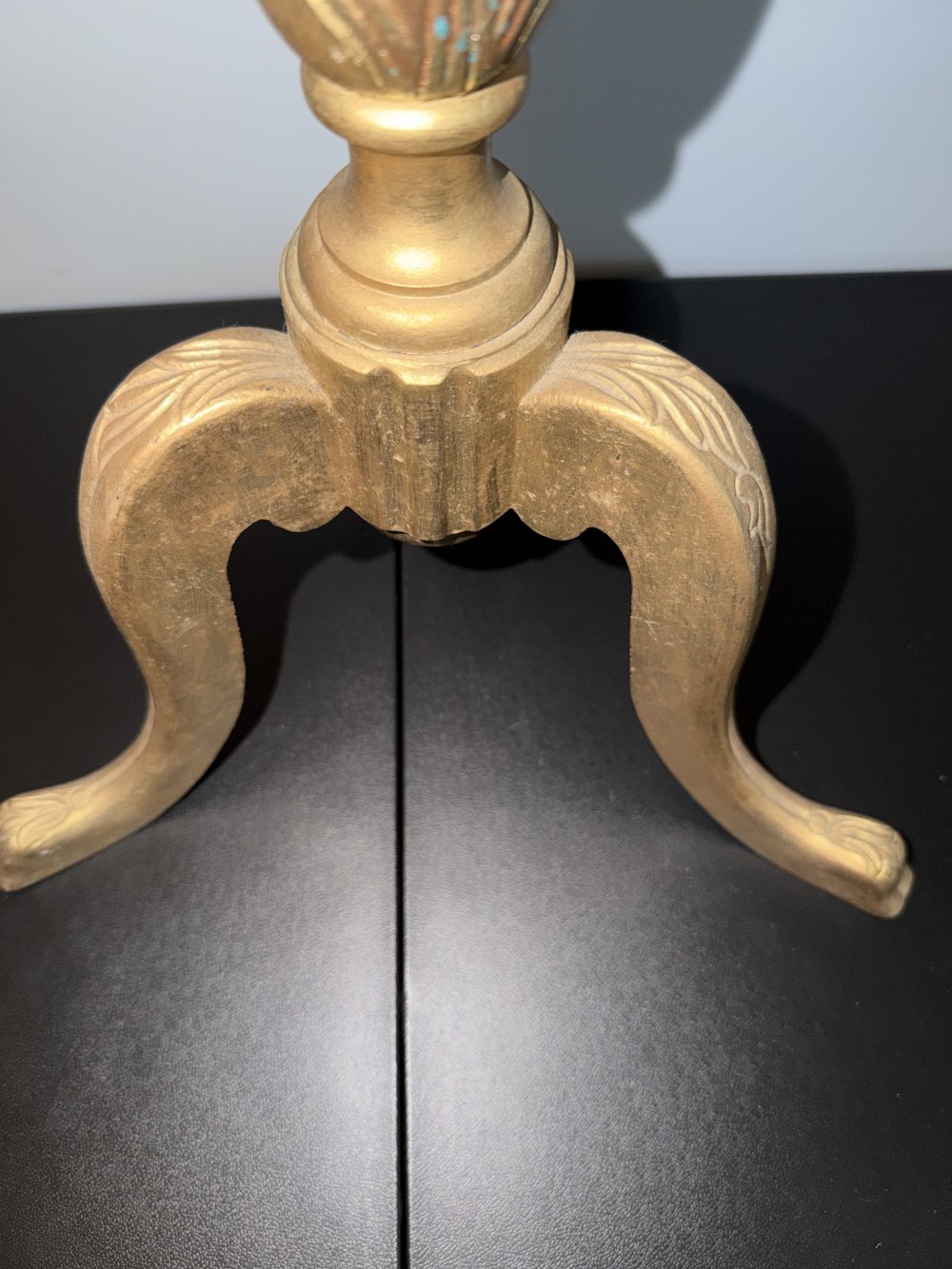 Vintage Italian Florentine Gilt Wood Accent Table