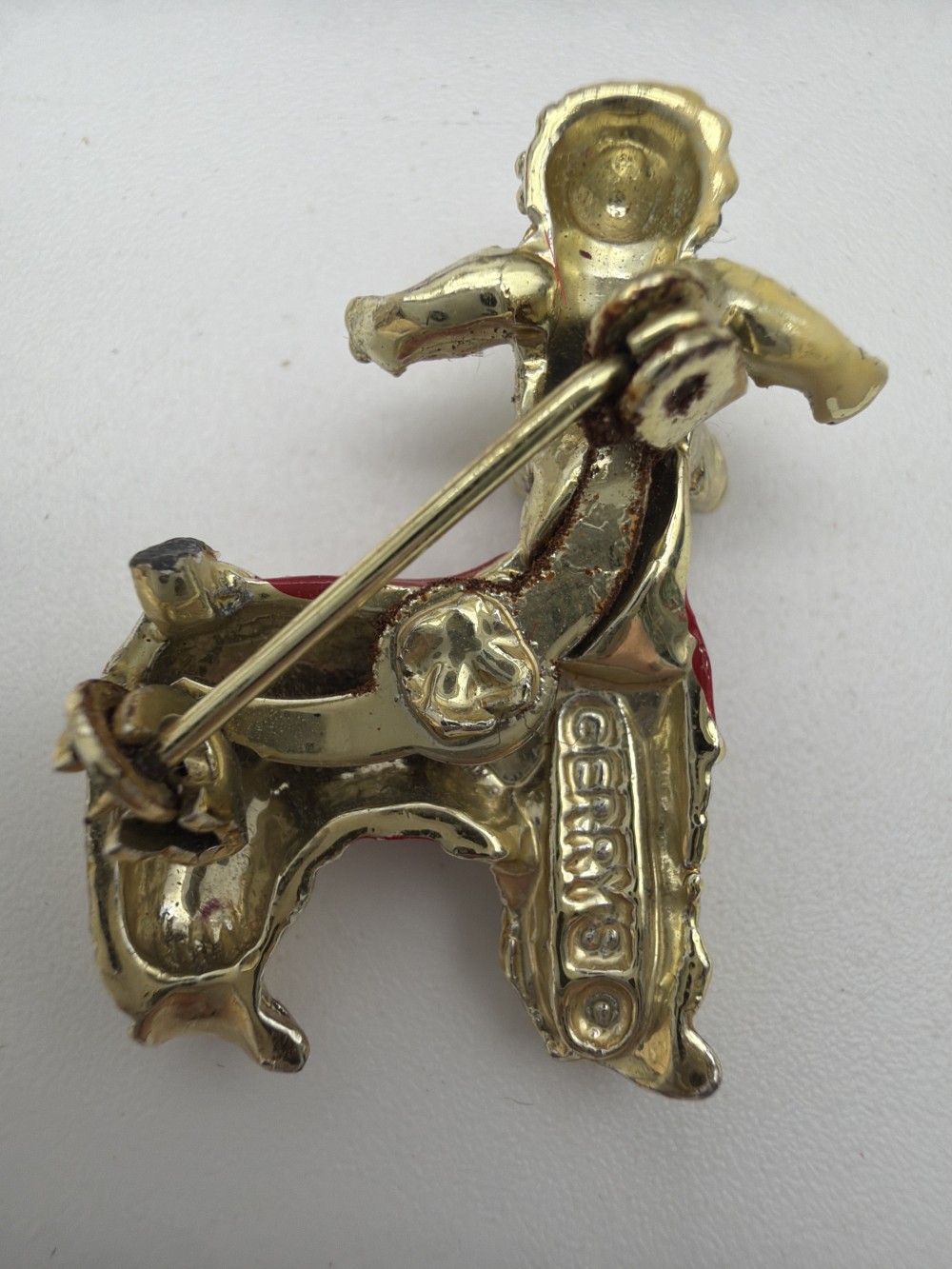 Vintage Gerry’s Red Poodle Brooch