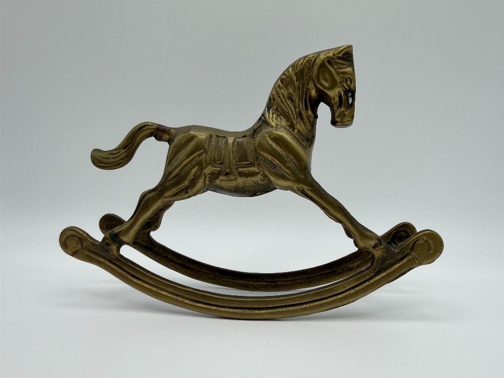 Brass Rocking Horse