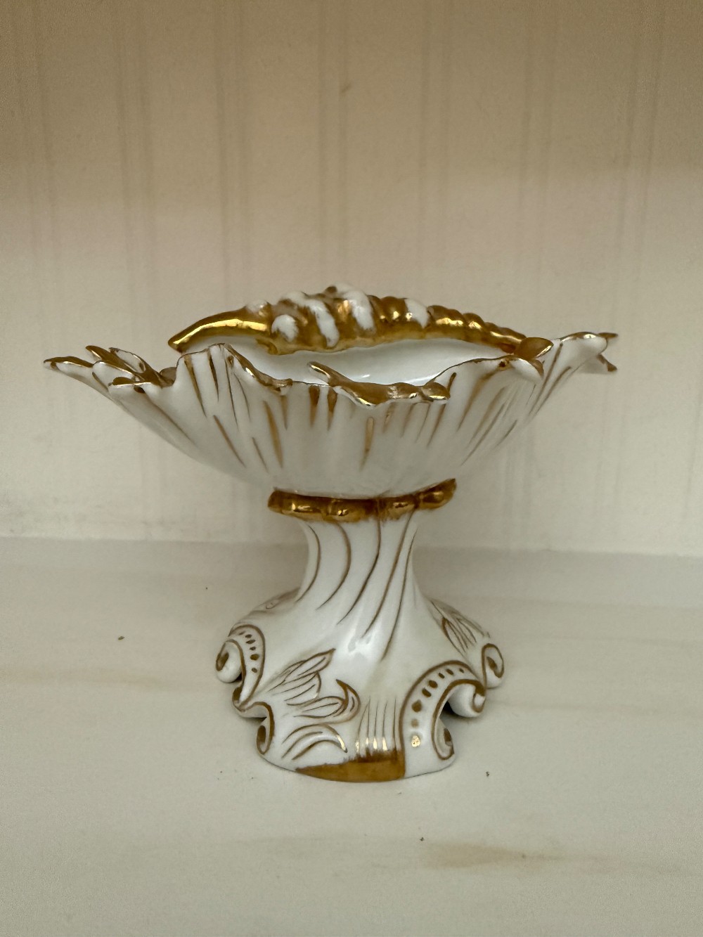 Vintage Porcelain Italian Tazza Pedestal Dish