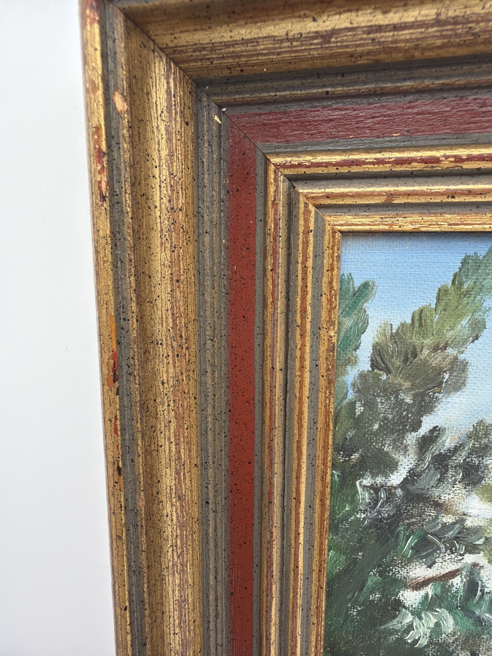 Vintage Original Oil Painting of Columbia’s Robert Mills House by Pearl Galloway
