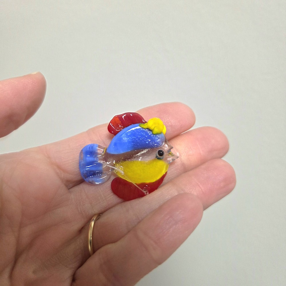 Miniature Art Glass Fish