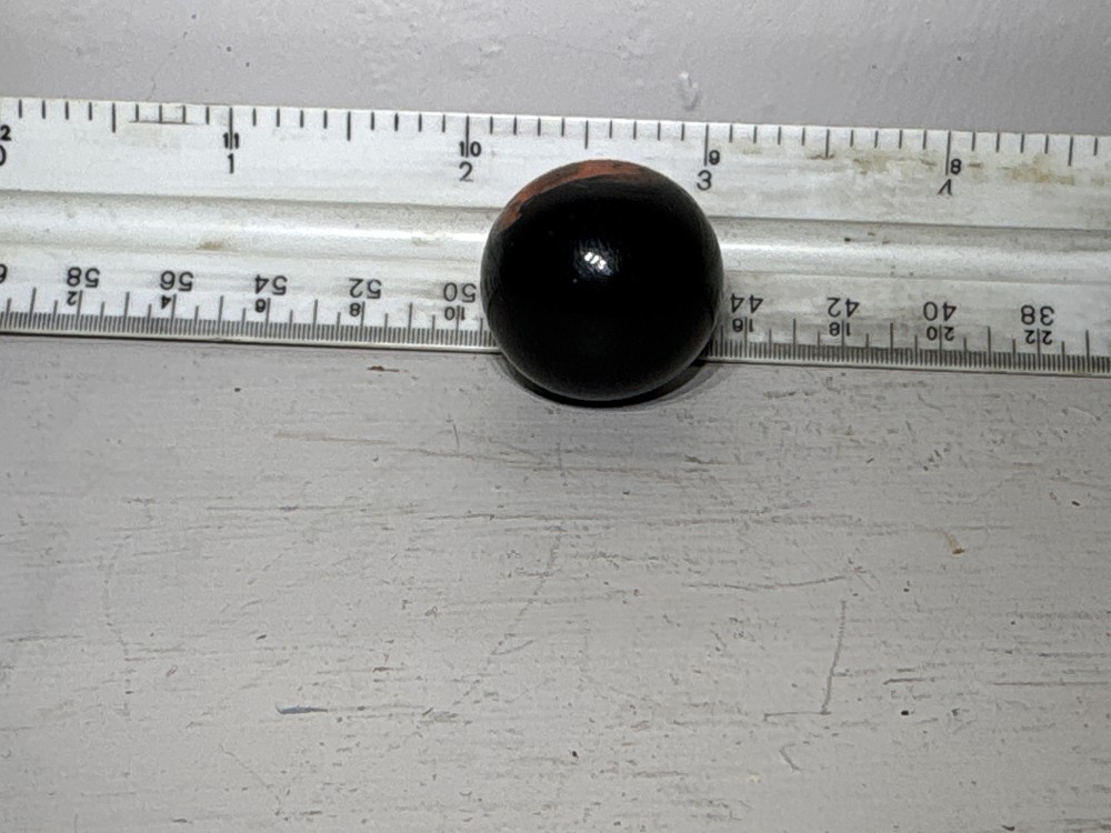 Marble Black and Orange Swirl ~1