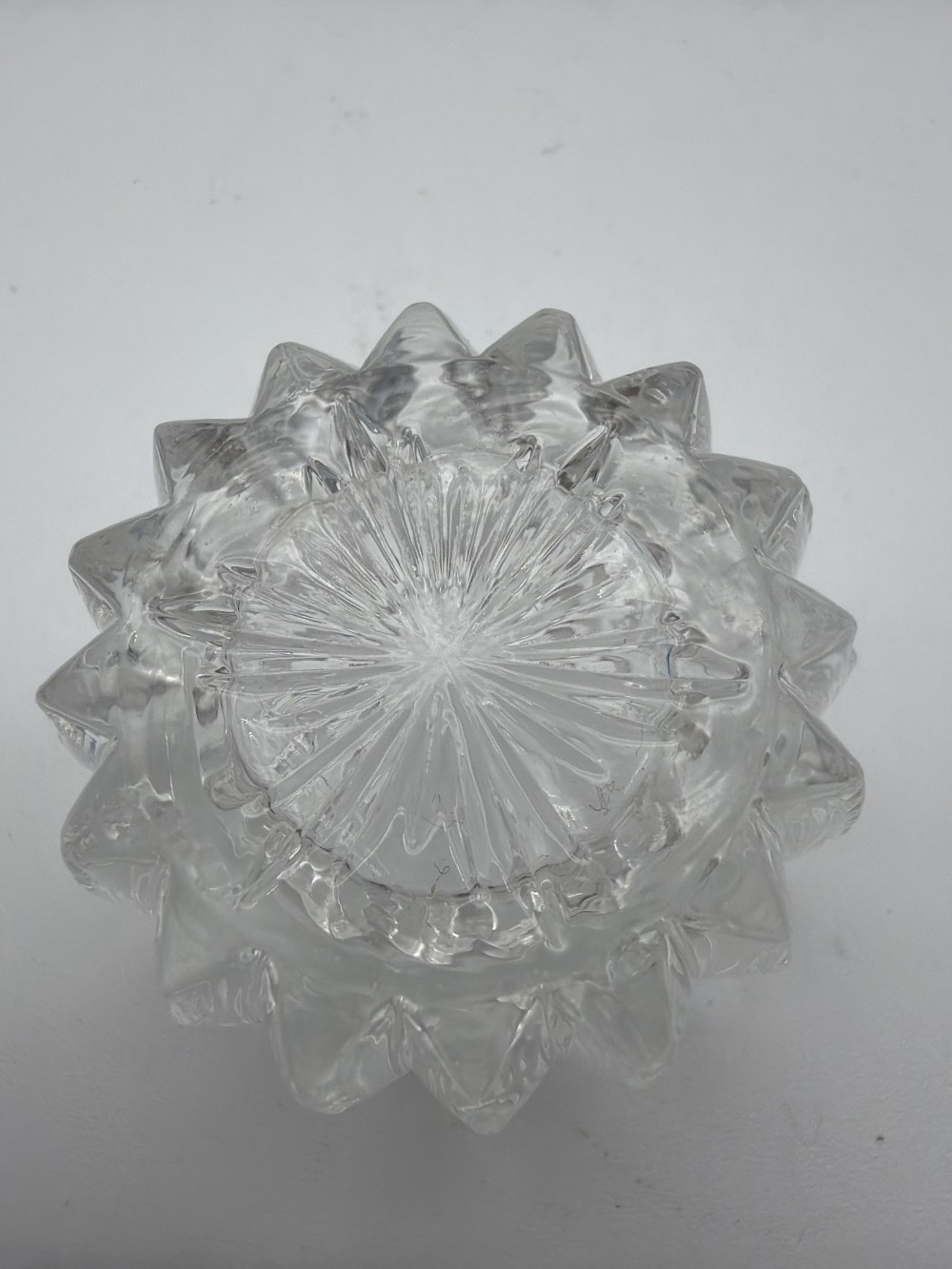 Vintage Pressed Glass Open Salt Cellar
