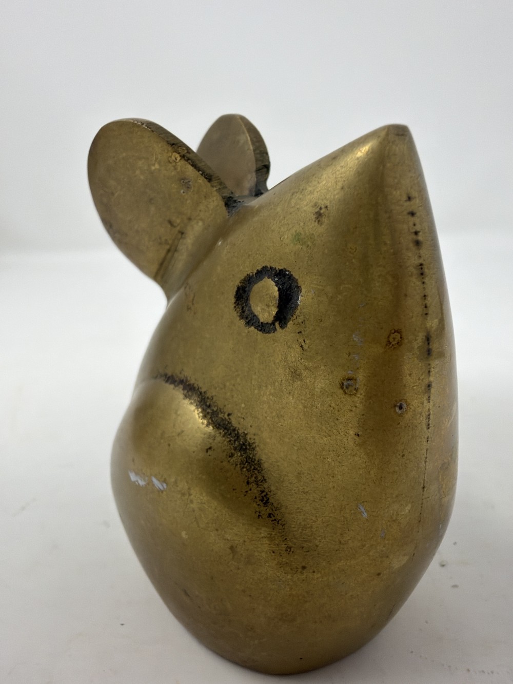 Vintage Brass Mouse Figurine