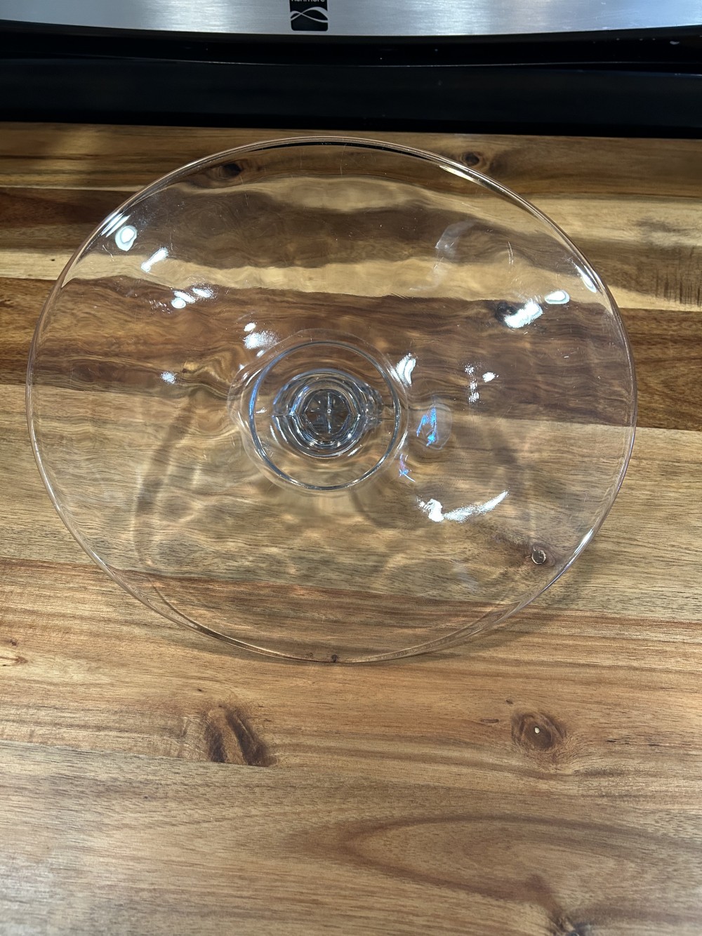 Cambridge Glass Yeoman Pattern Center Handle Tidbit Tray - see pics