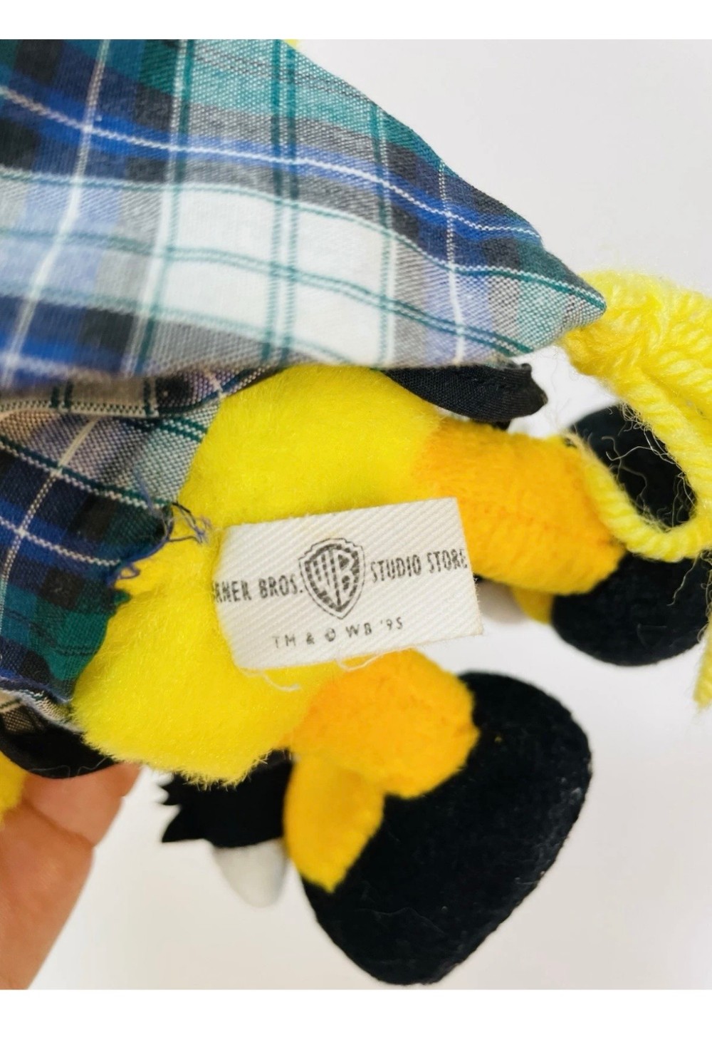 PlushTweety Bird 1995 Pajamas Sylvester Slippers Warner Bros Studio Store 10