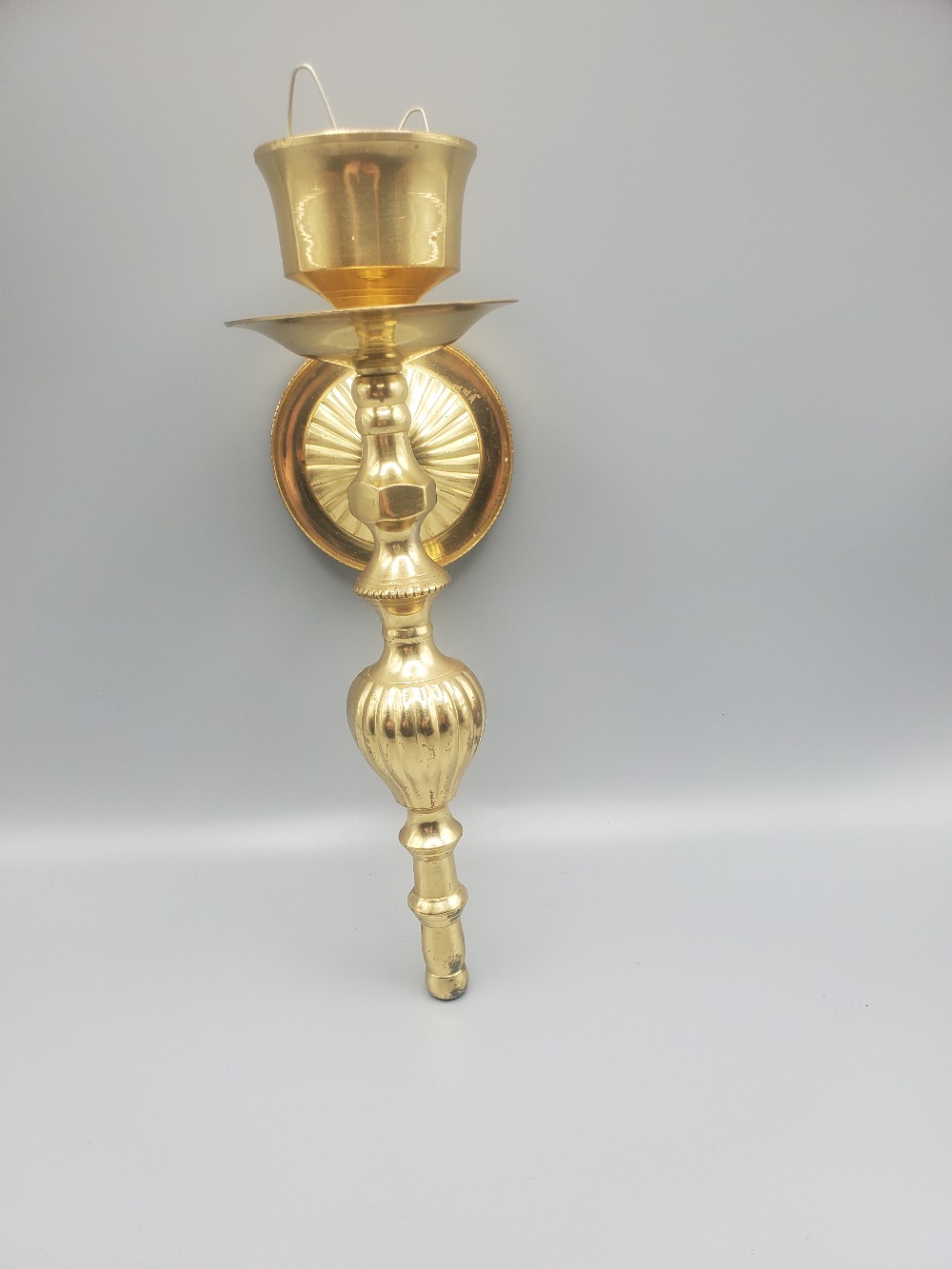 Lacquered Brass Sconce India