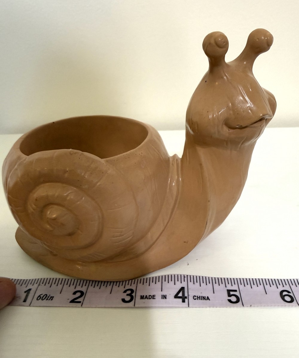 Ceramic Snail Planter Dish