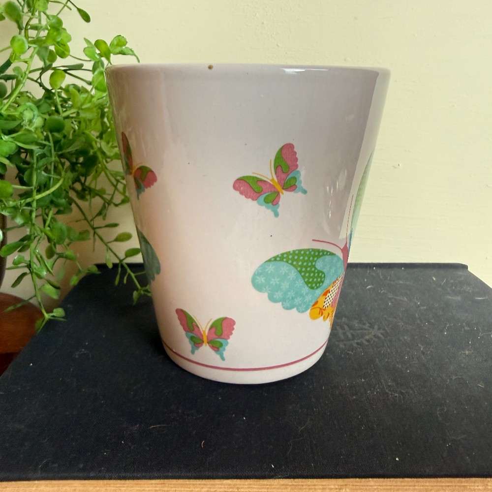 V&S Houseware Patchwork Butterfly Mug
