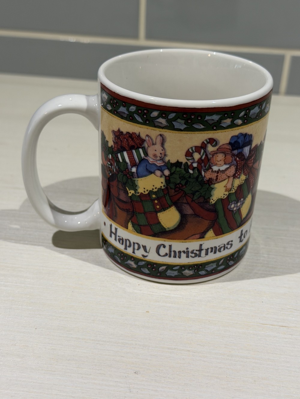 Vintage 1996 Christmas Mug