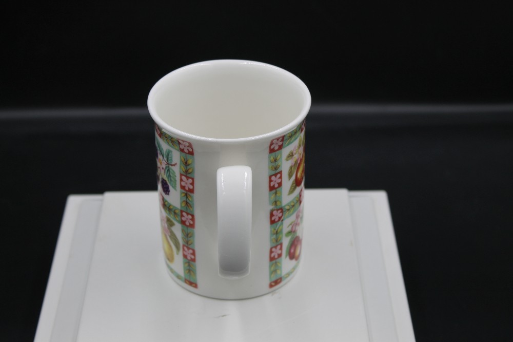 Royal Vale Bone china fruit design mug