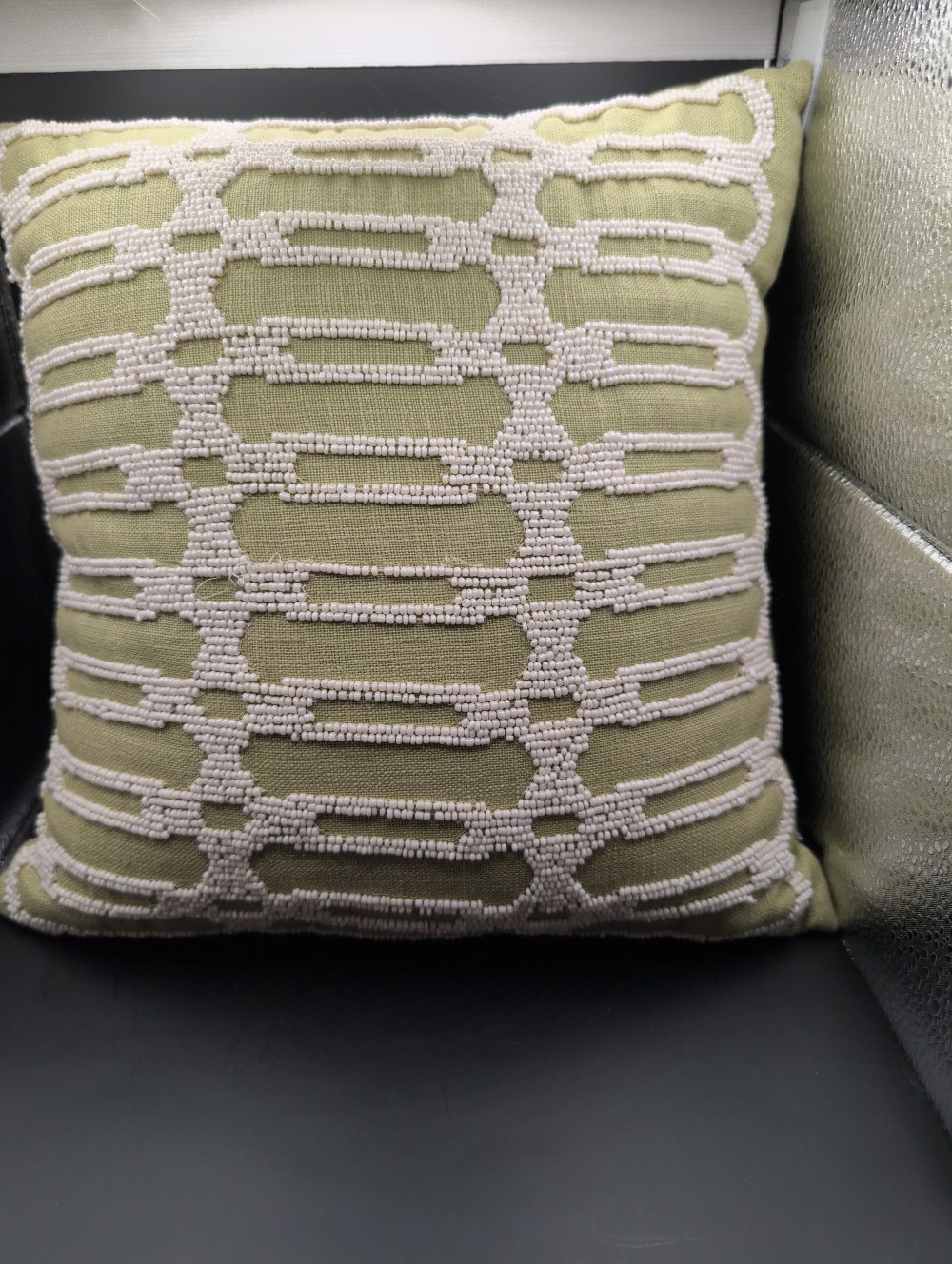Pier 1 beaded pillow