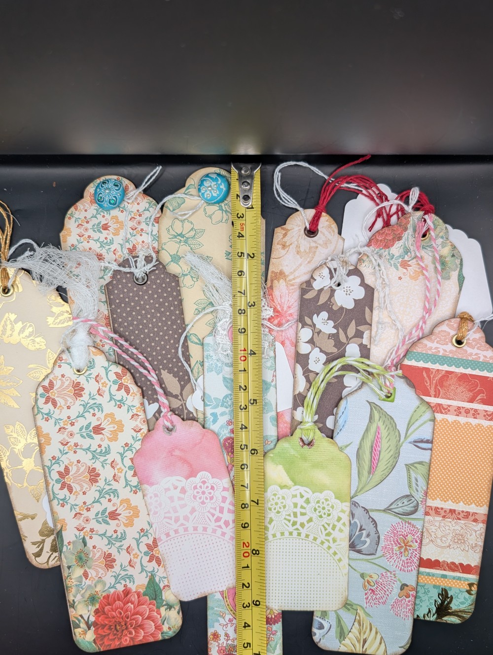 Paper bookmarks handmade by Nana