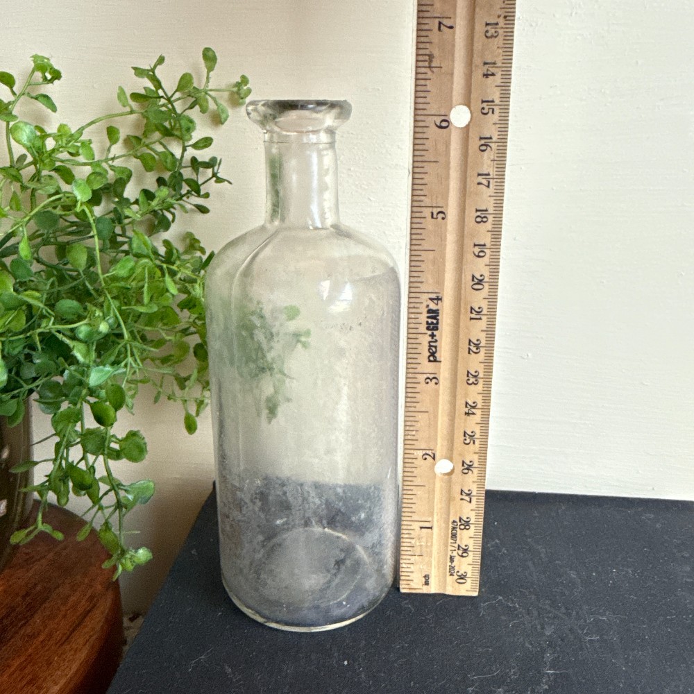 Antique Round Apothecary Bottle