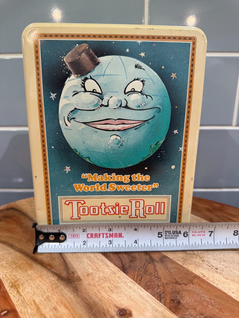 Vintage Tootsie Roll Candy Tin