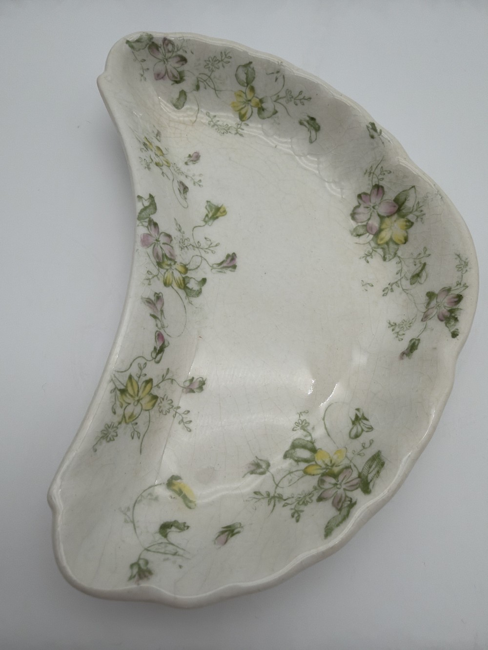 Vtg Warwick Floral Bone Dish #2