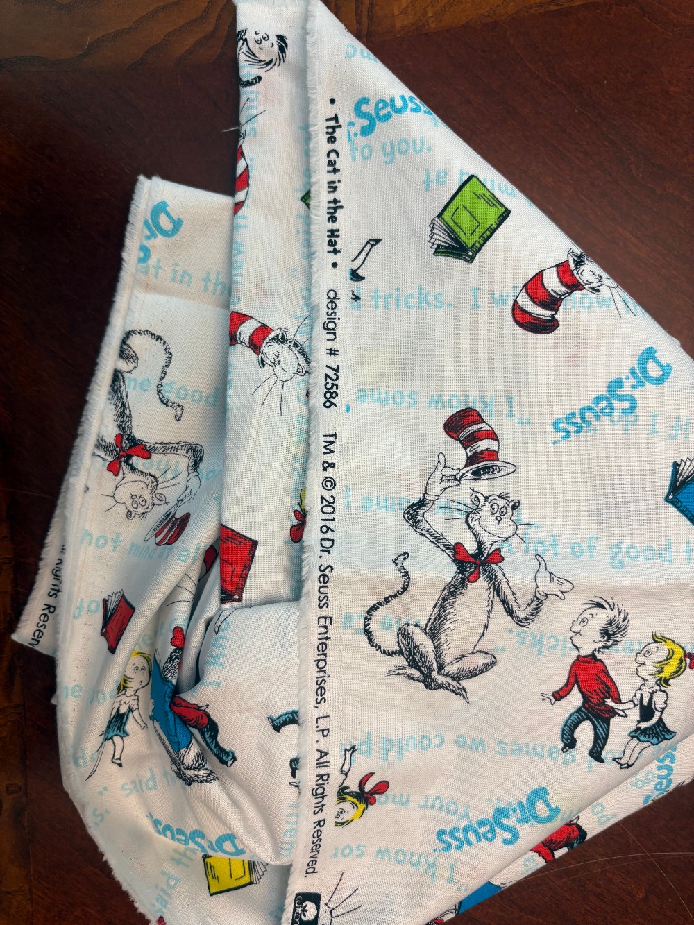 Dr Seuss “The Cat in the Hat” - Cotton: