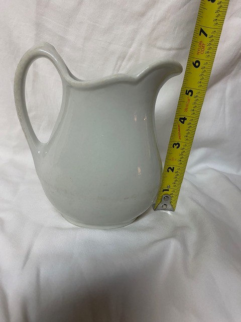 Shenango China White Large Creamer/Pitcher