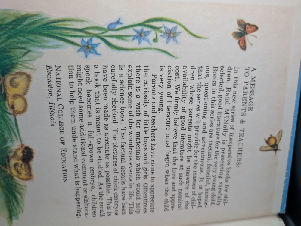 Vtg 1967 How Chicks Are Born hardcover book