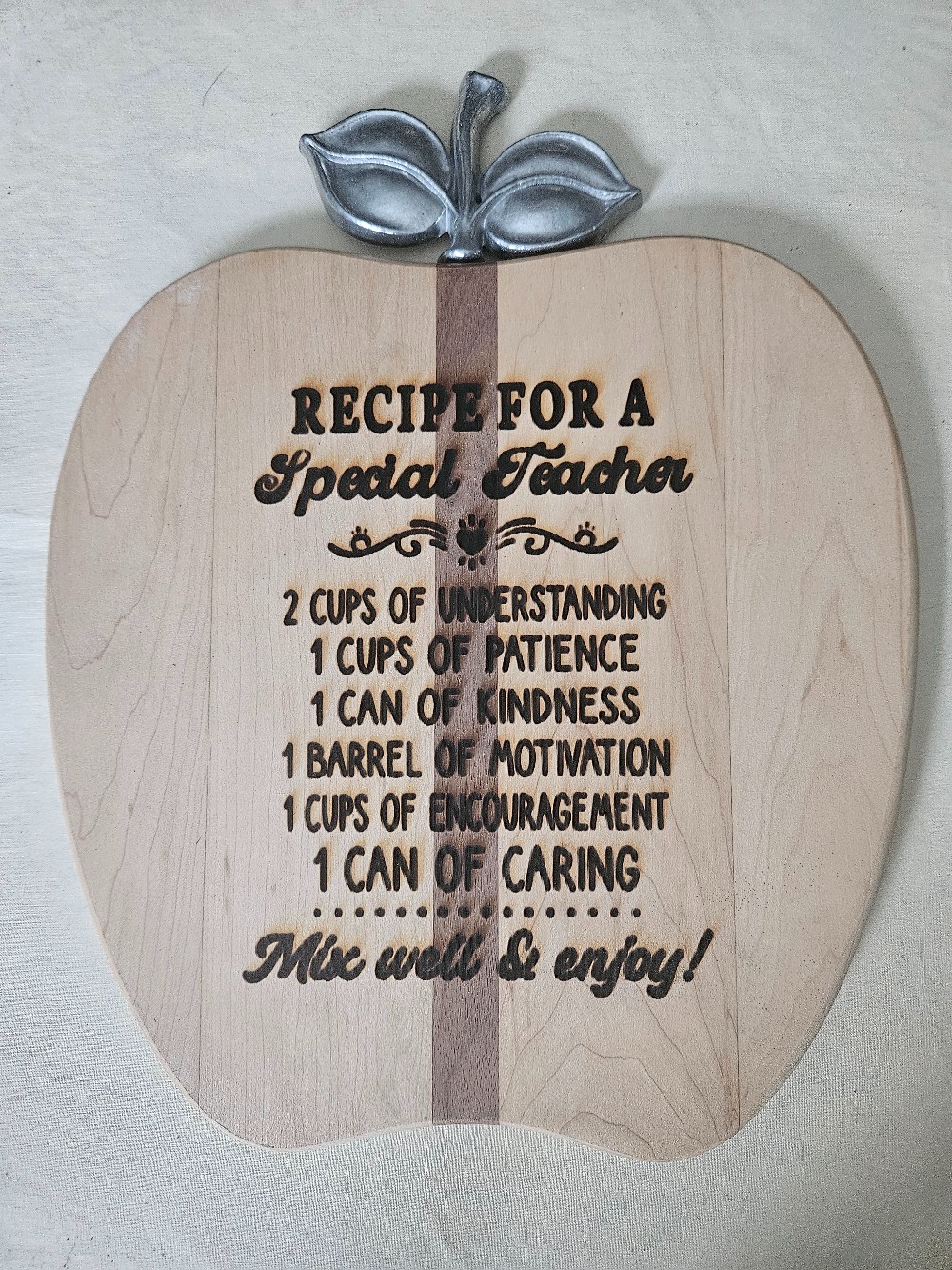 Teacher cutting board