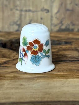 Coleport England Floral Thimble