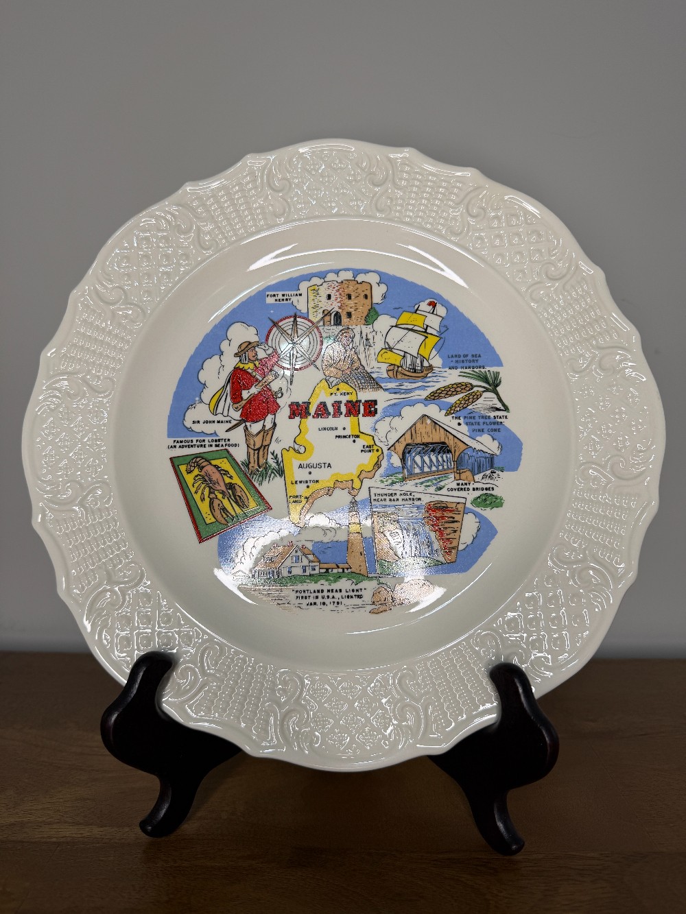 Maine Collectors Plate Cononsburg