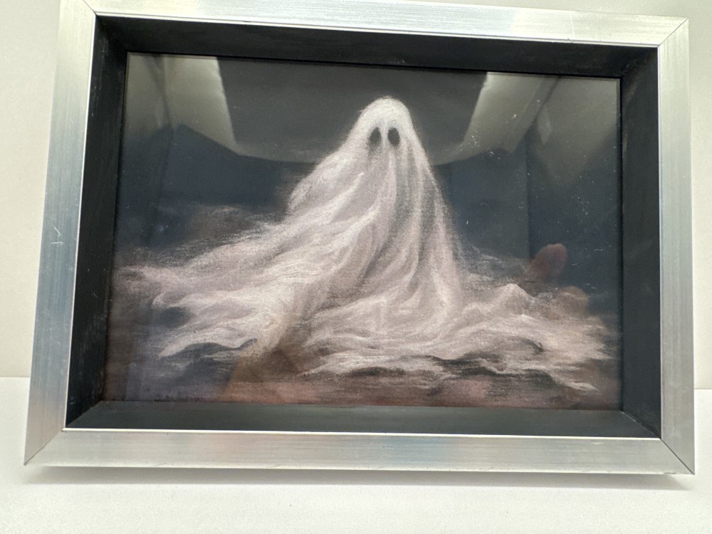 BABY GHOST, SILVER FRAME