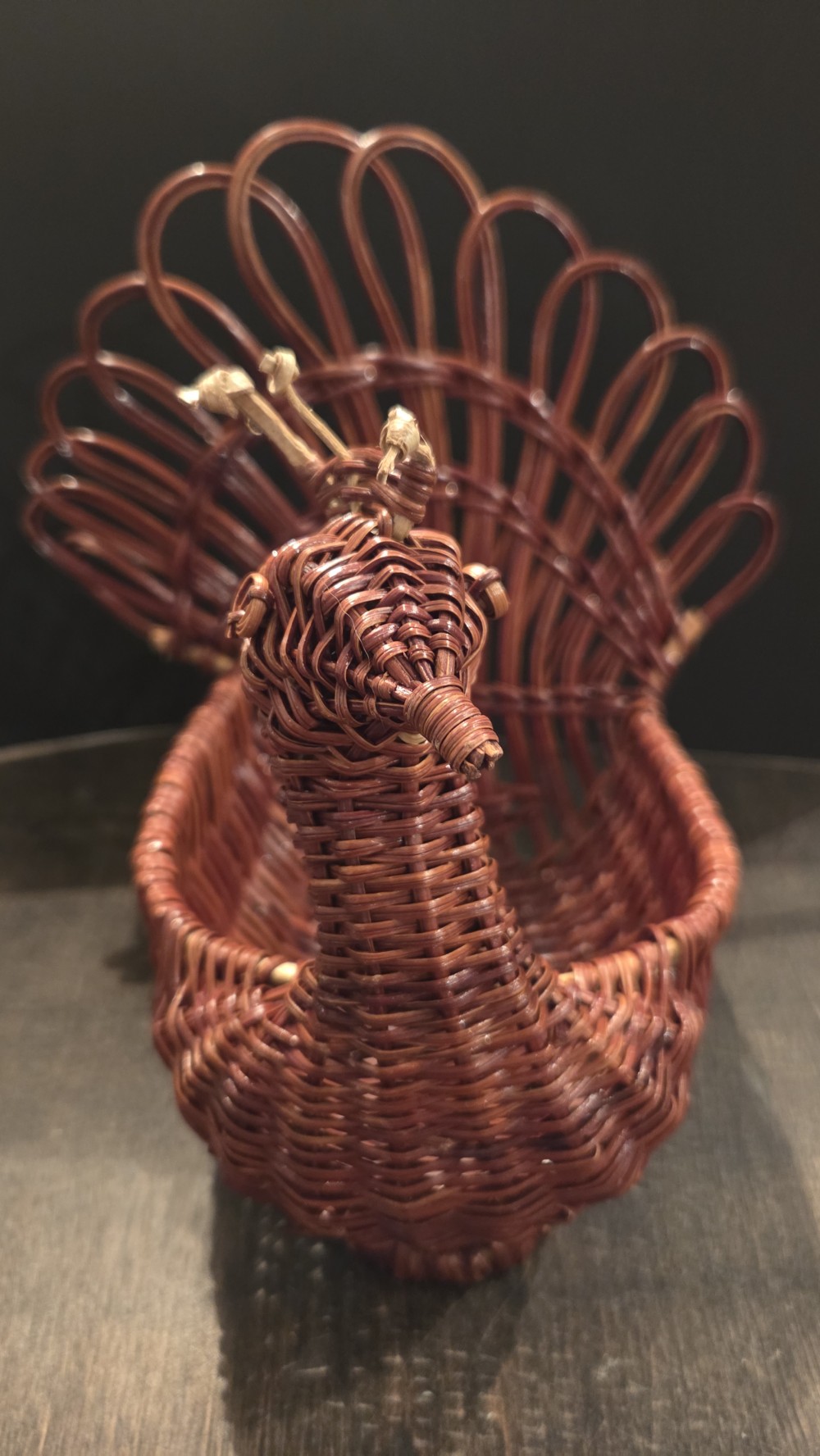 DO-1849 wicker Turkey shape basket