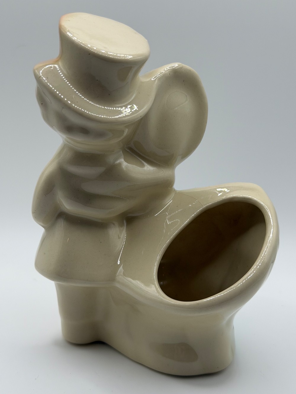 Vintage Porcelain Boy Girl Planter