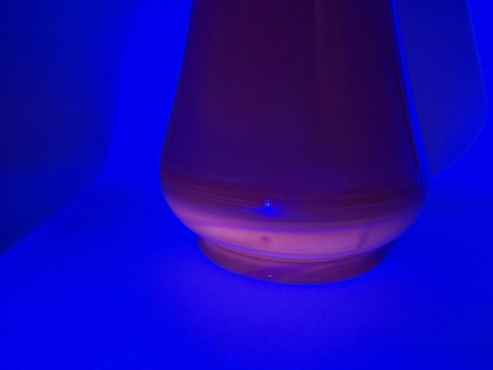 L.E. Smith Smoothie Bittersweet Slag Swung Vase