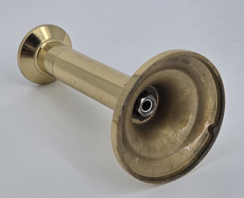 VTG Baldwin Solid Brass 6in Candlestick Holder