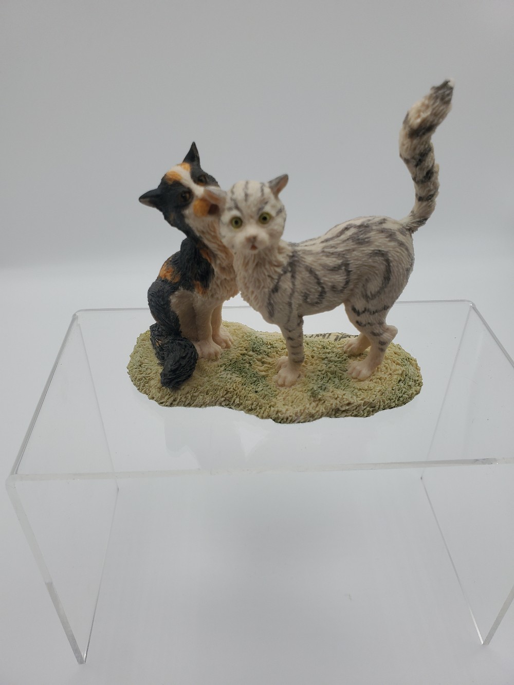 Lowell Davis Two Cat Figurine Scotland 1984