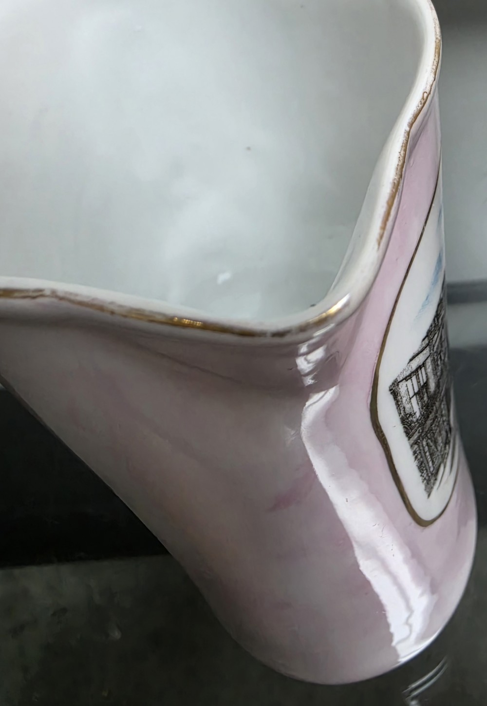 Pint Lustreware Souvenir Pitcher Above Bar Southampton