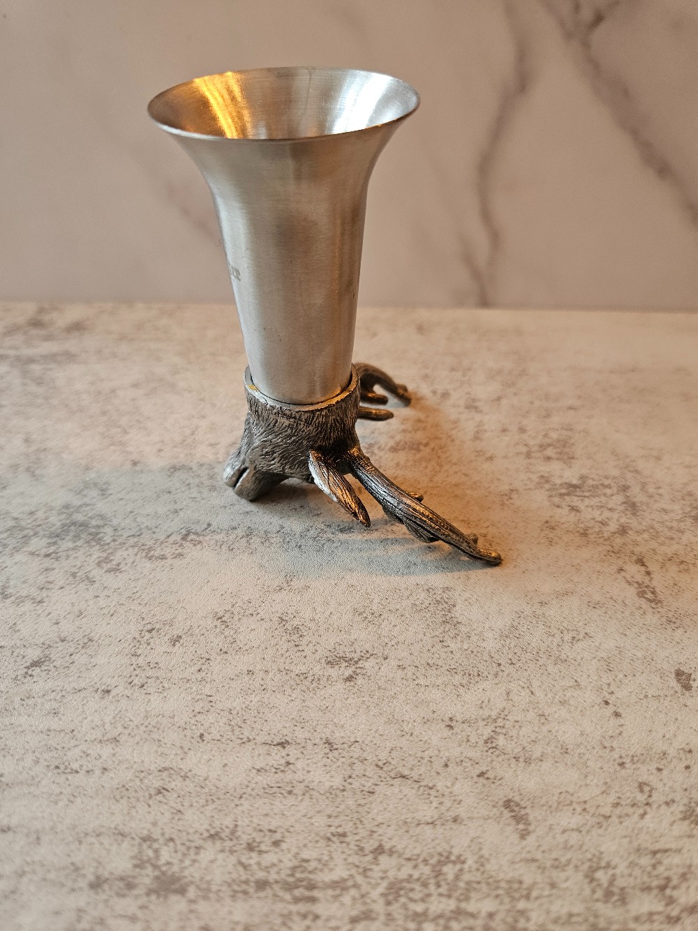 vintage Jägermeister Pewter Stag Shot Glass