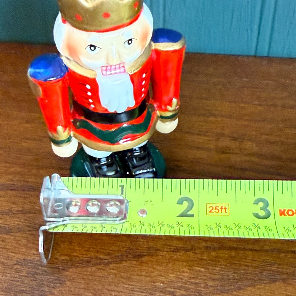 Ceramic Nutcracker King Christmas Ornament