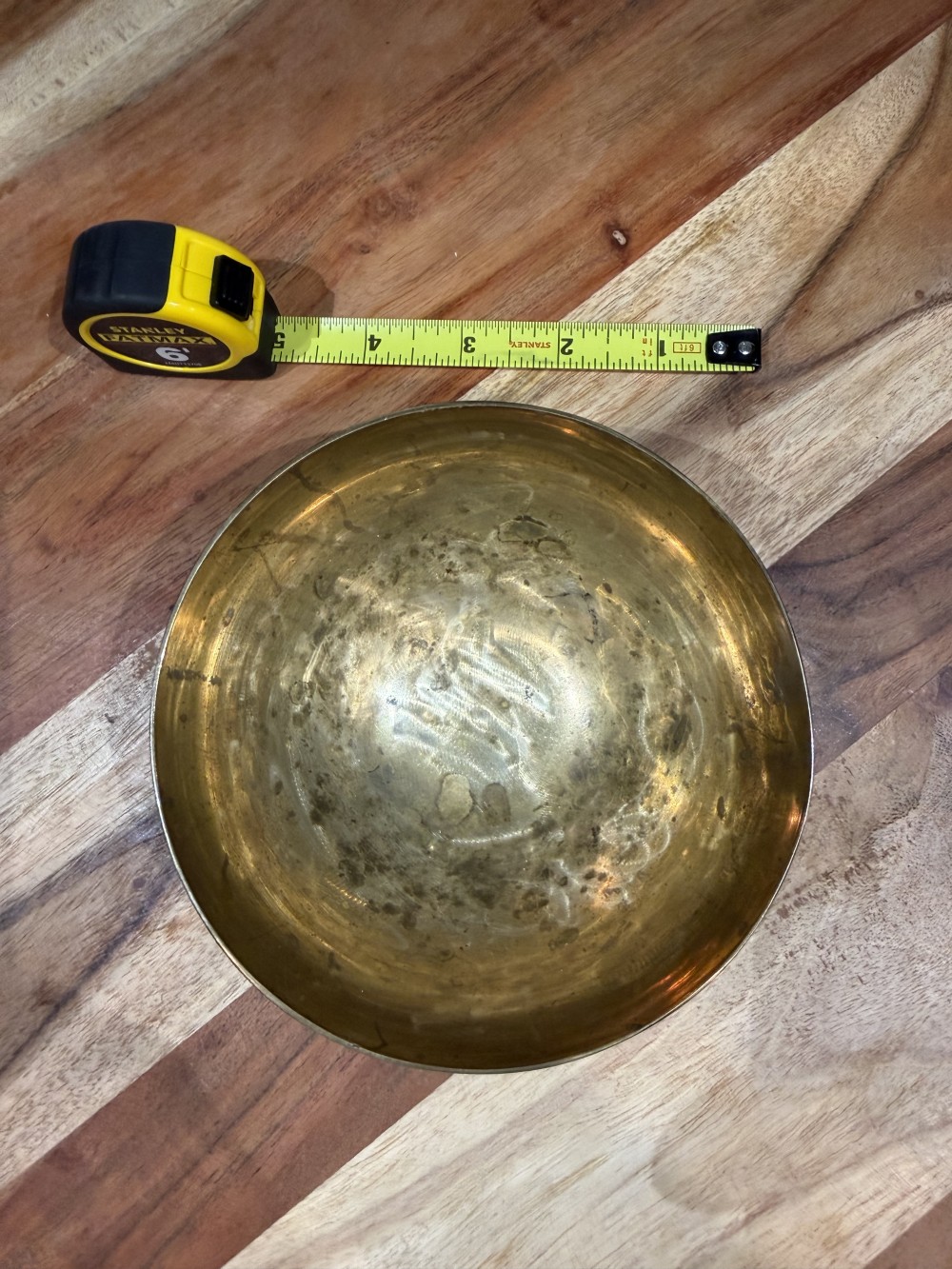 Vintage Brass Pedestal Bowl – 5”