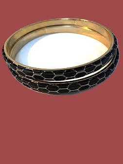 Black Snake Scales Halloween Theme Bangles