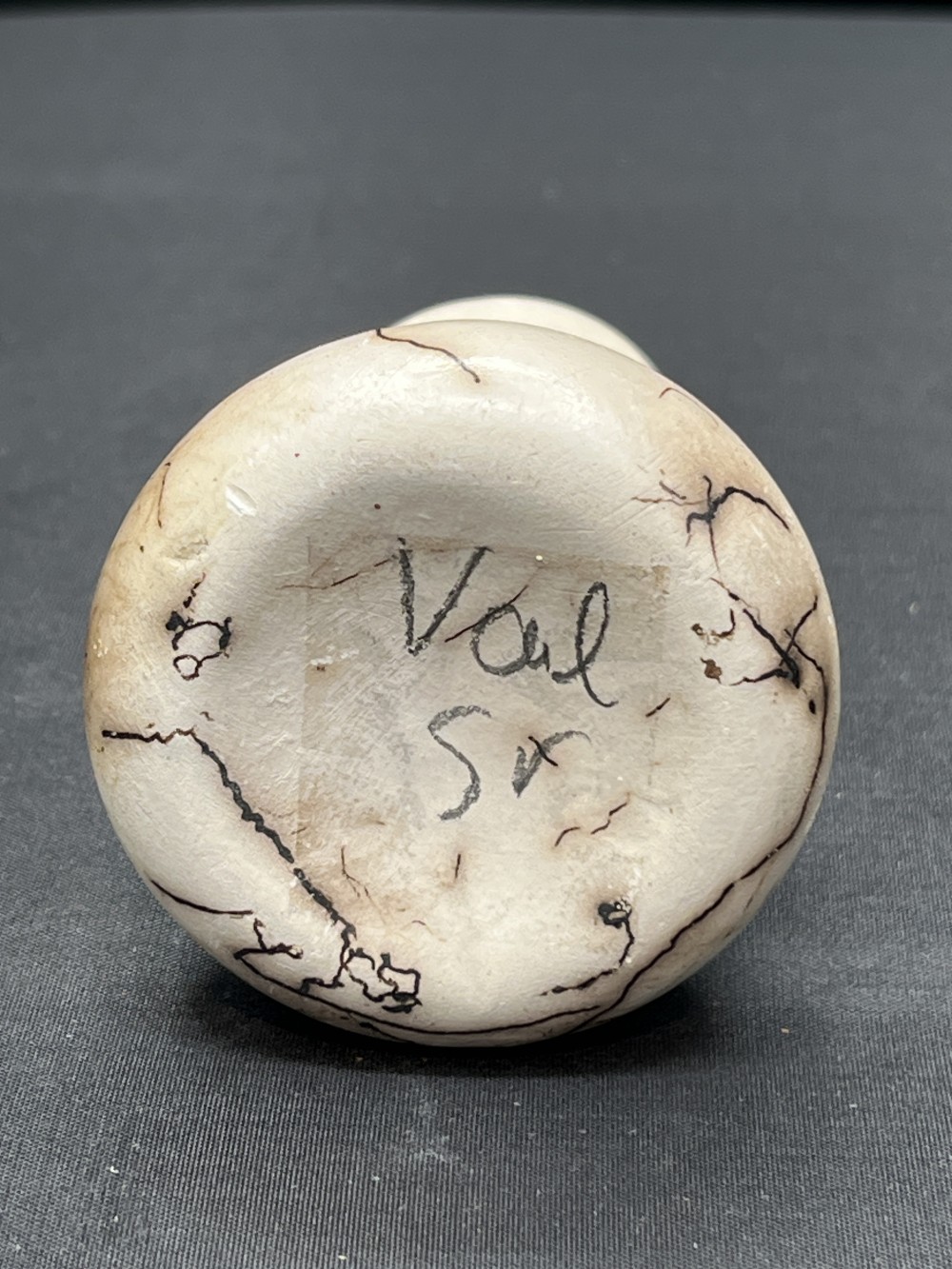 Vail Navajo Pottery Horsehair Vase as is