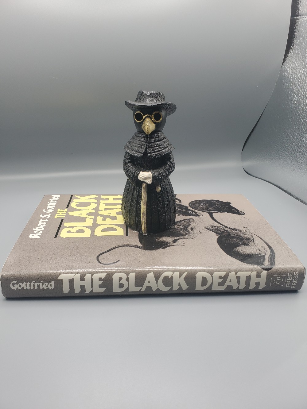 The Black Death Hardcover with Plague Doc Incense Burner