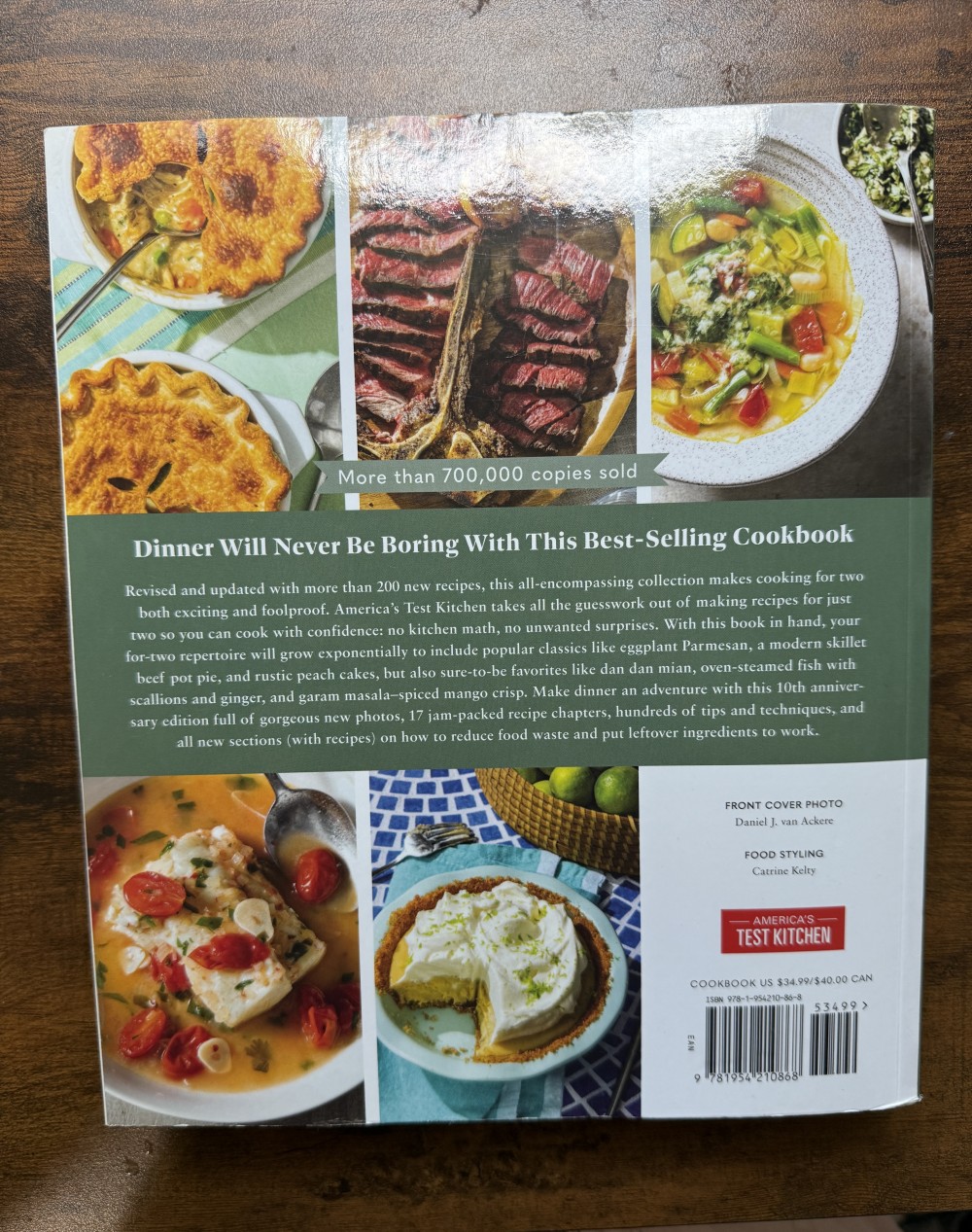 America’s Test Kitchen Cooking for Two book