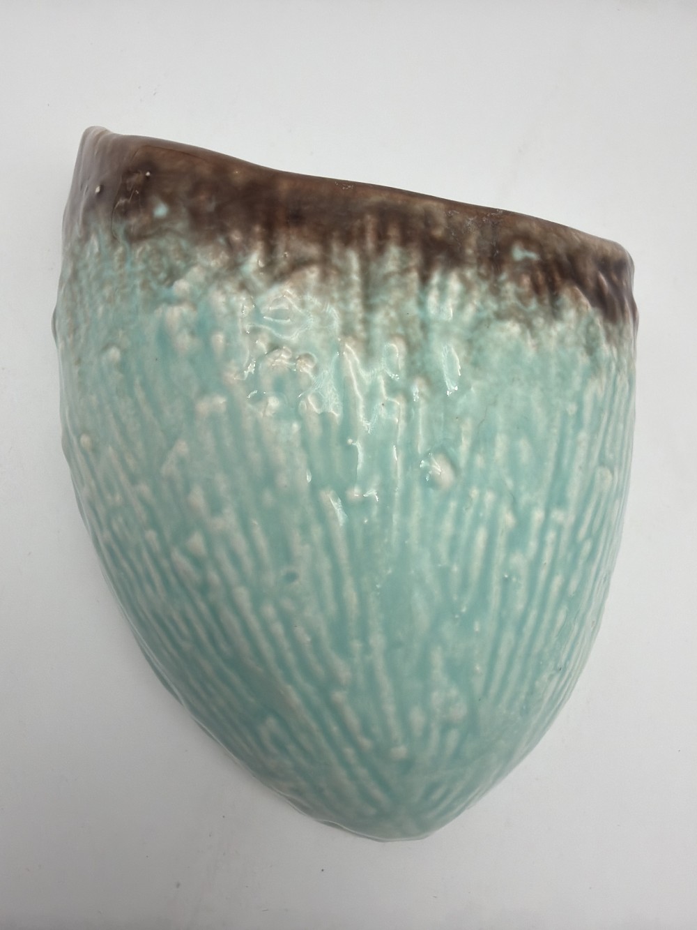 Handmade Studio Pottery Wall Pocket